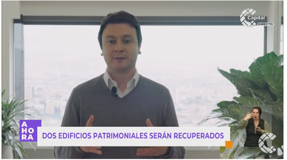 Distrito renovará dos edificios del Hospital San Juan de Dios