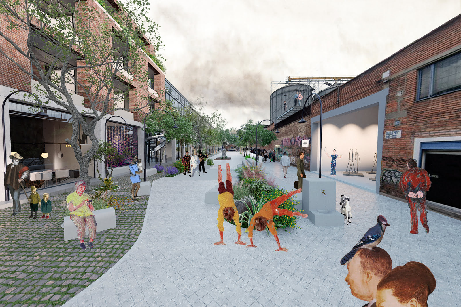 Copetones y chimeneas