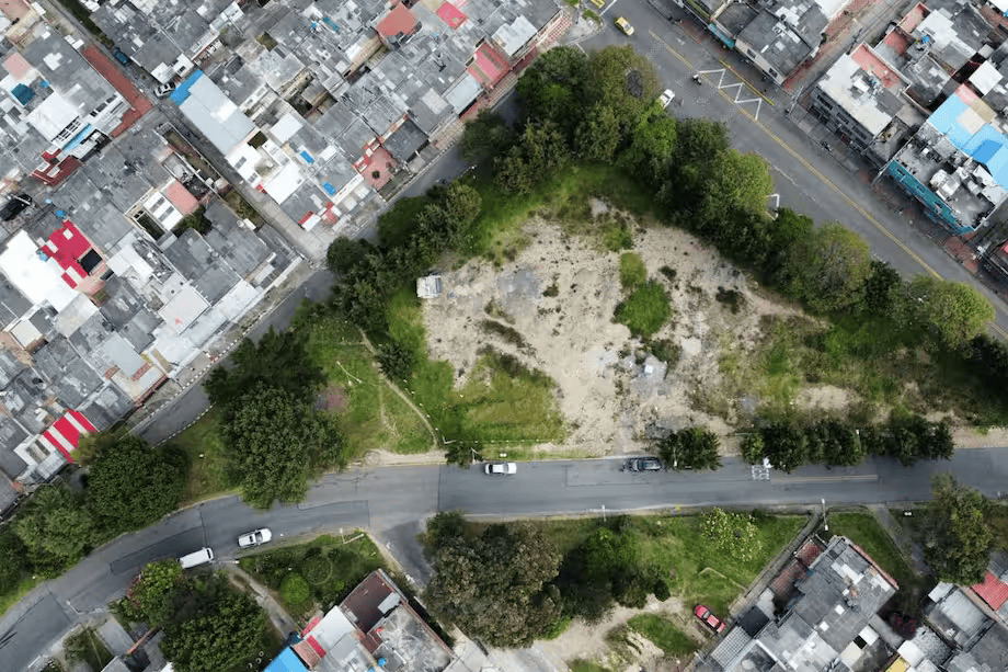 imagen desde el aire proyecto lomas pijaos 2